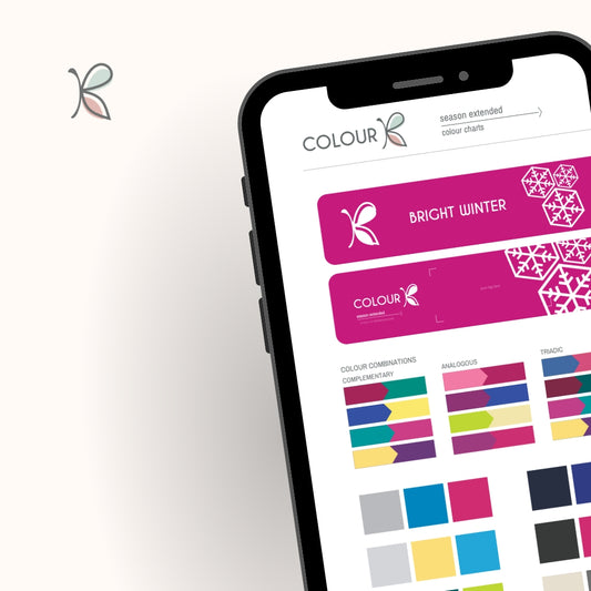 BRIGHT/CLEAR Winter DIGITAL colour palette