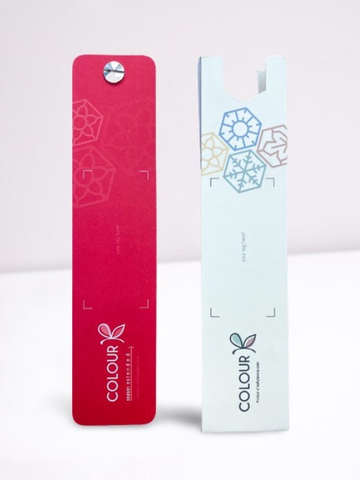 BRIGHT/CLEAR SPRING Colour Palette – 12 Season Colour Analysis Fan by Kelly Tavora.