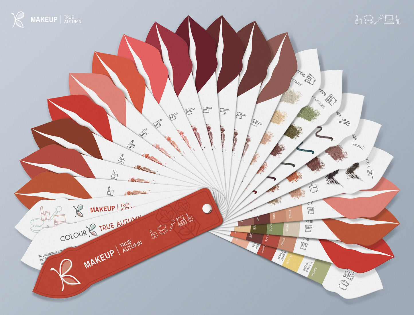 True Autumn Makeup Colour Palette