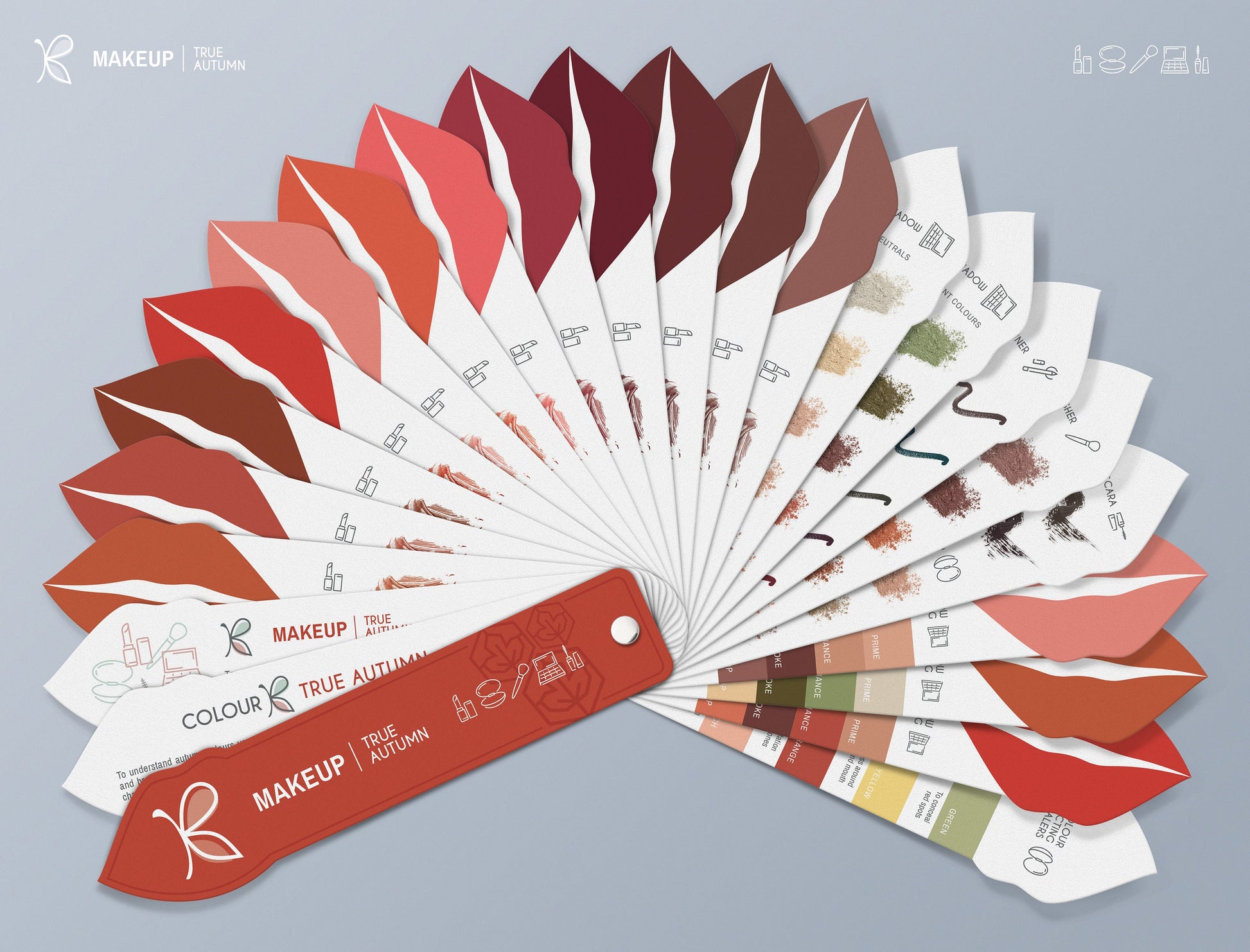 True Autumn Makeup Colour Palette