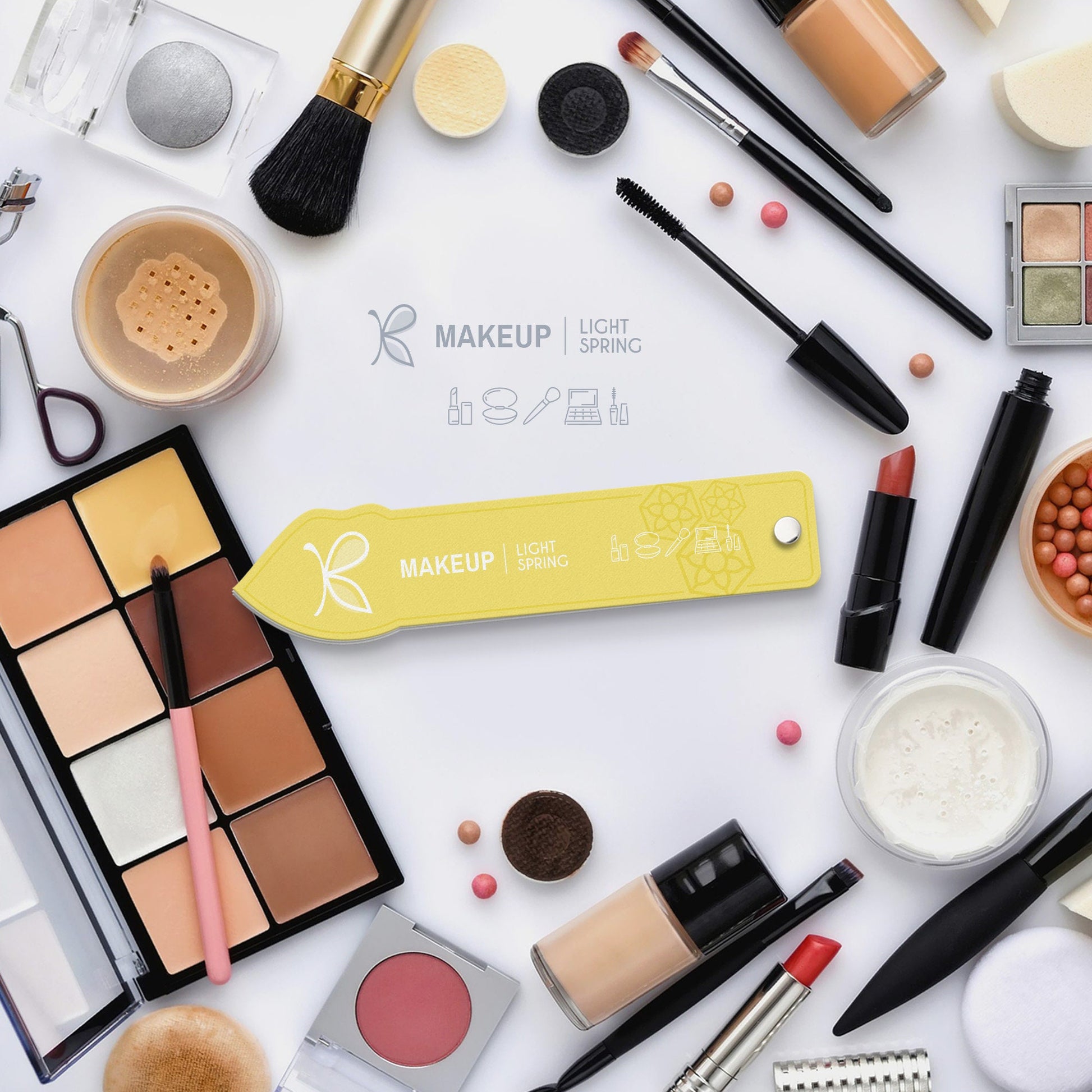 Light Spring Makeup Colour Palette