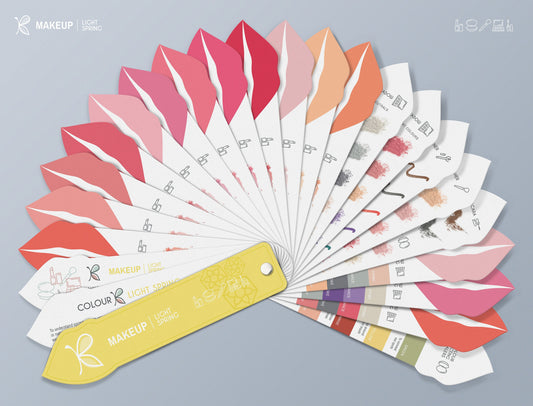 Light Spring Makeup Colour Palette