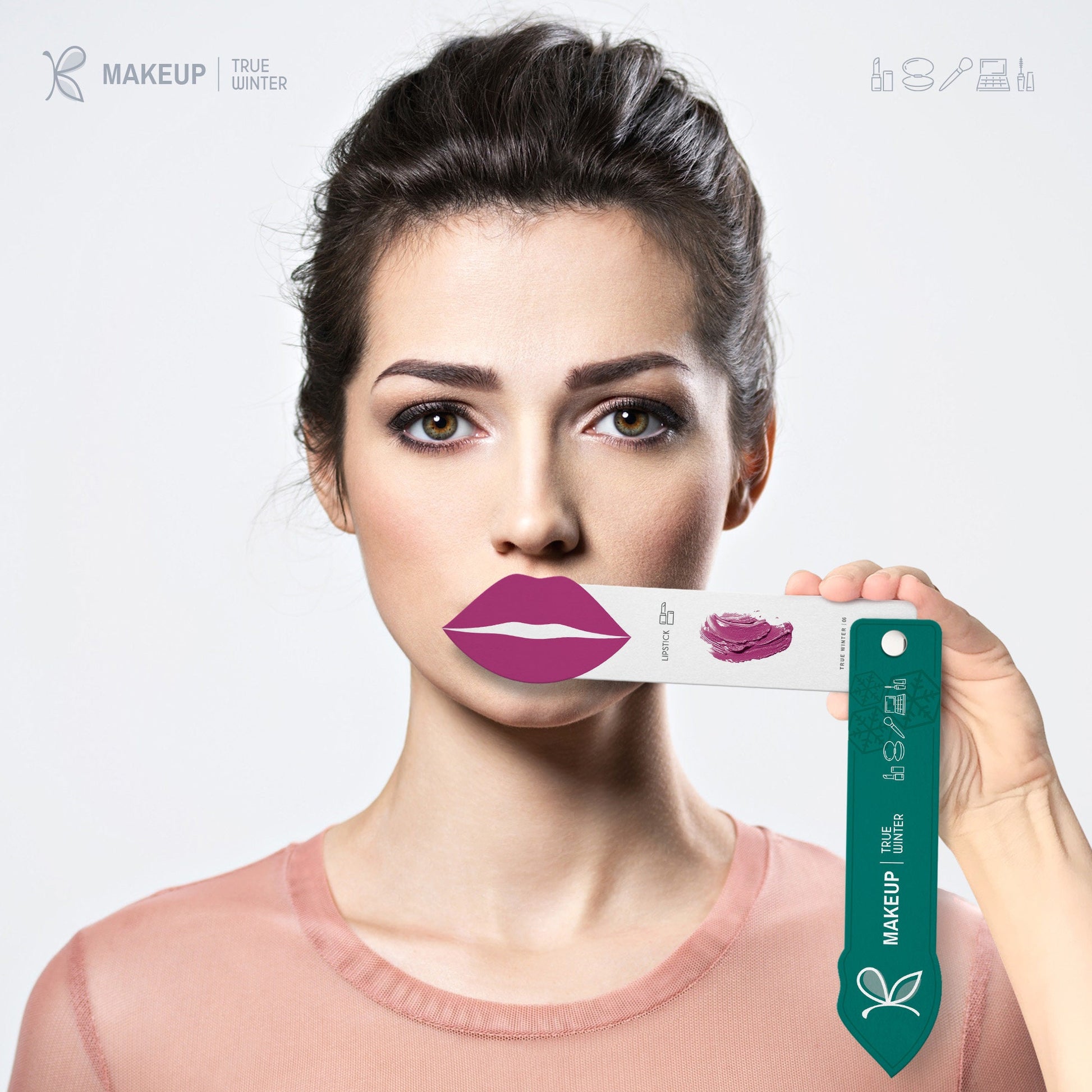 True Winter Makeup Colour Palette