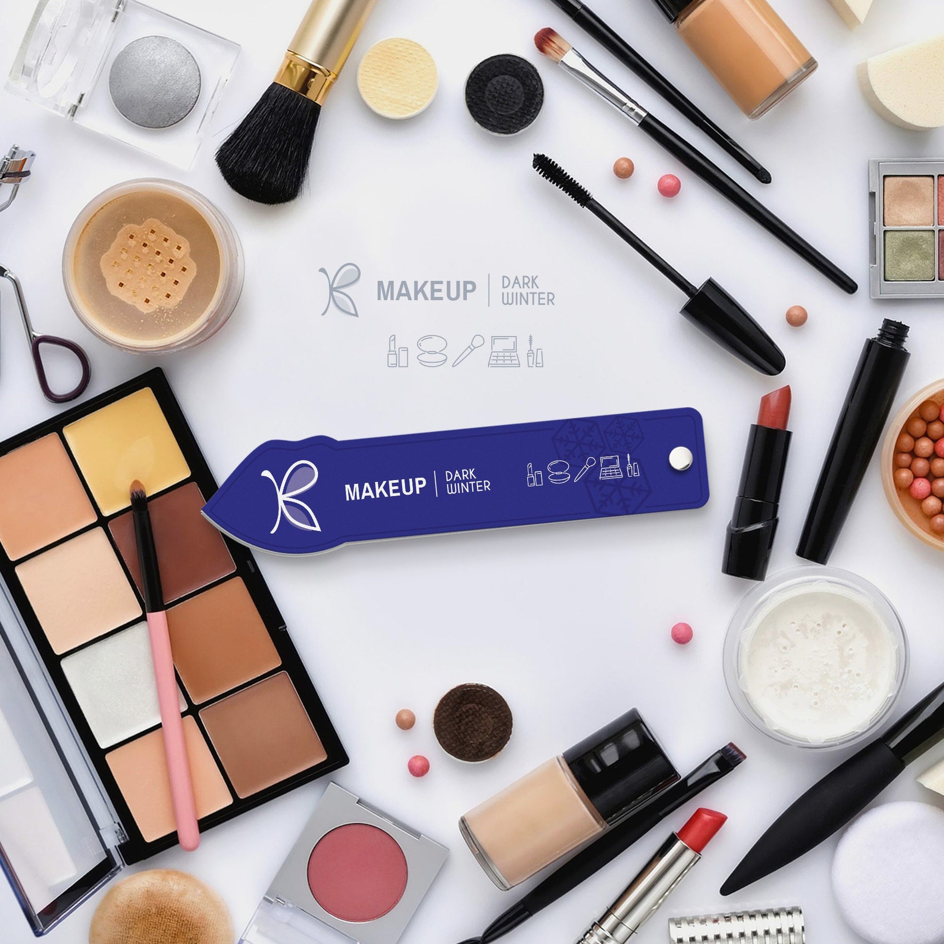 Dark Winter Makeup Colour Palette