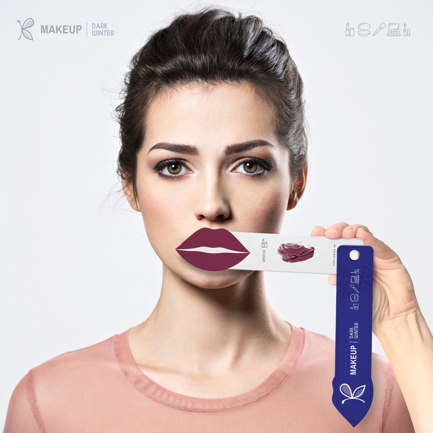 Dark Winter Makeup Colour Palette