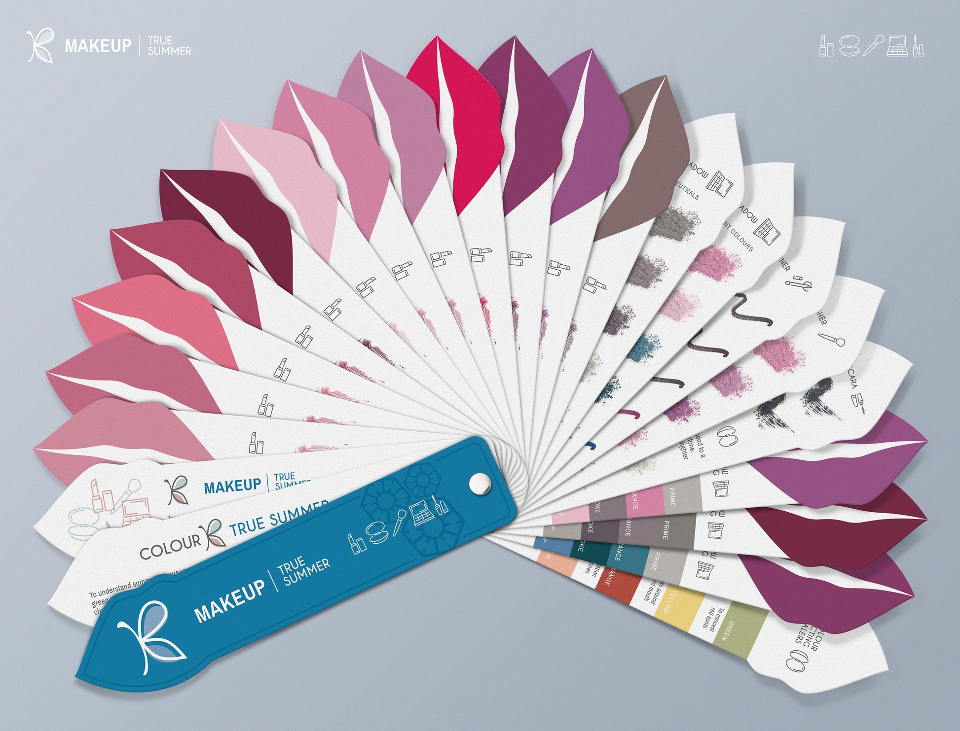 True Summer Makeup Colour Palette