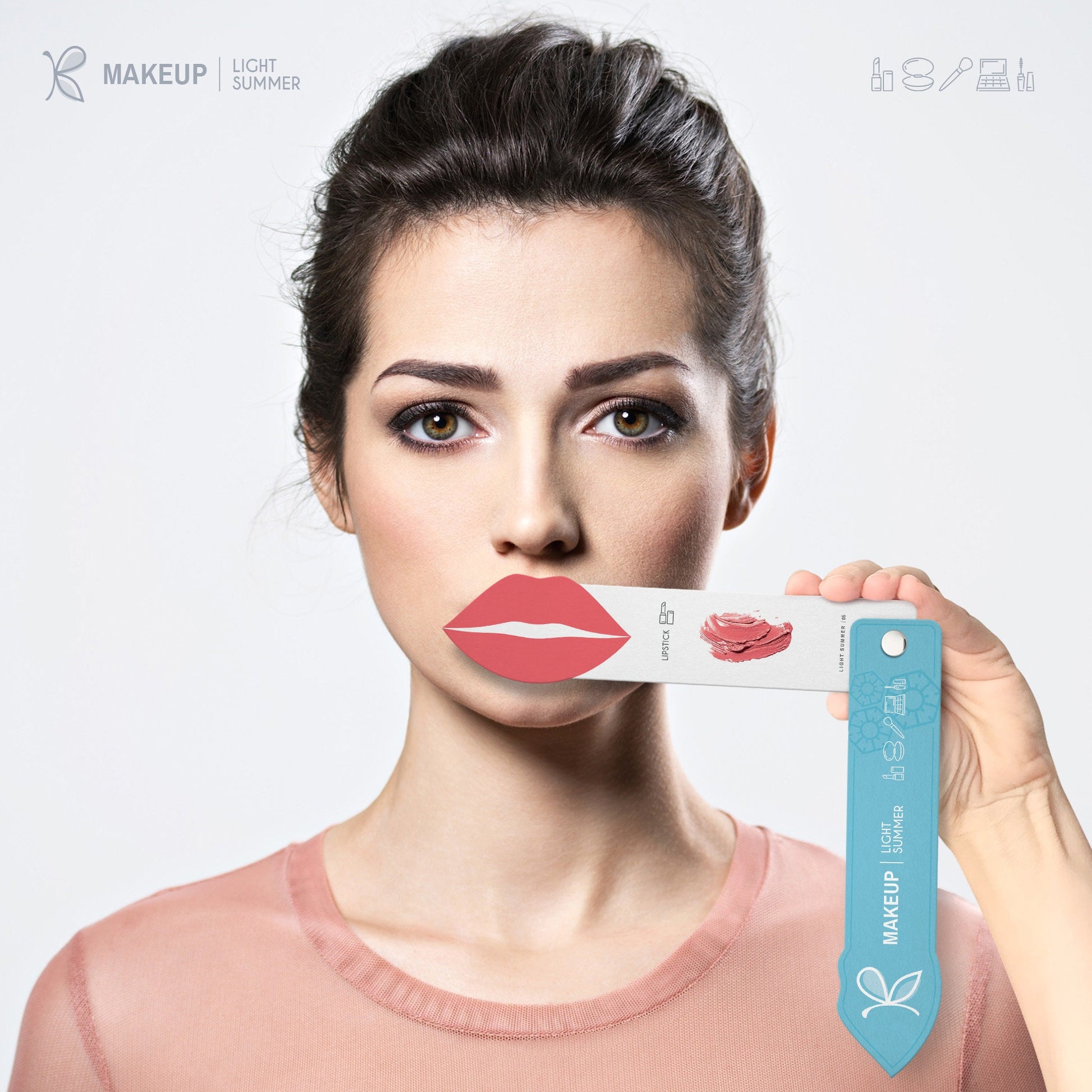 Light Summer Makeup Colour Palette