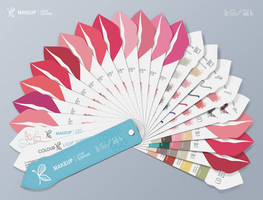 Light Summer Makeup Colour Palette