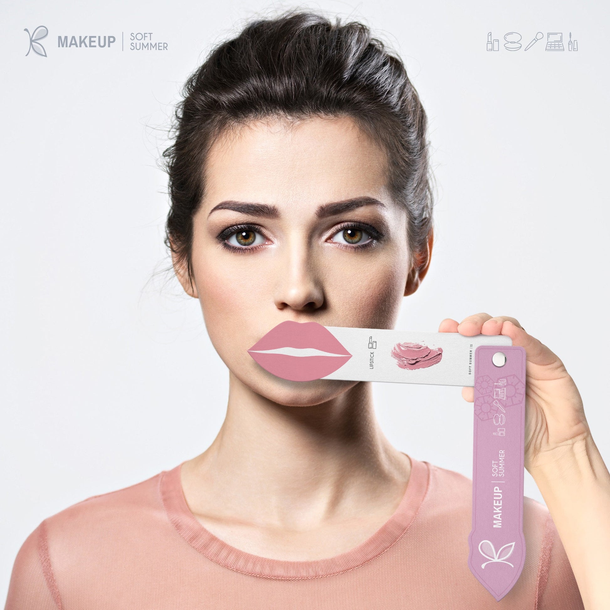 Soft Summer Makeup Colour Palette