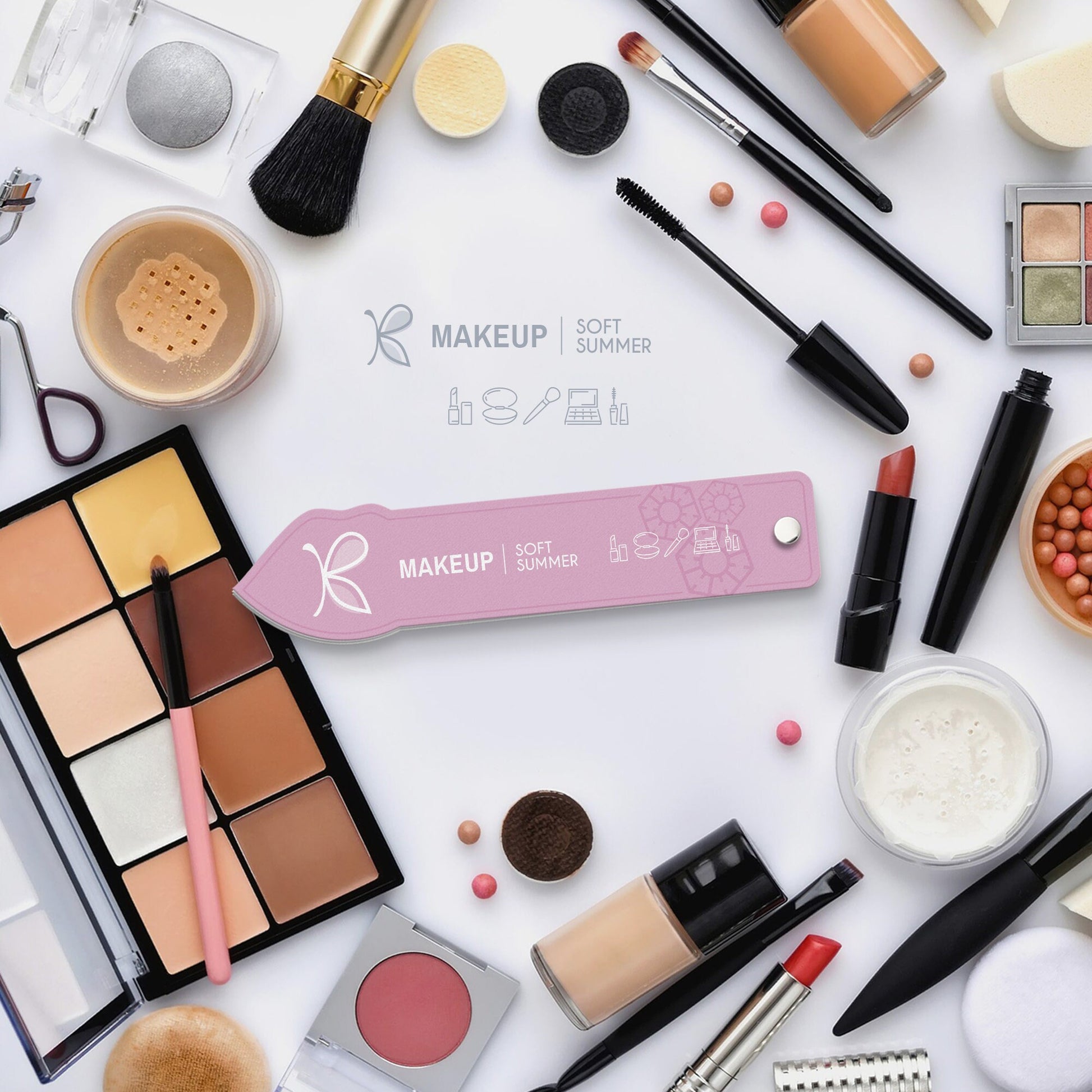 Soft Summer Makeup Colour Palette