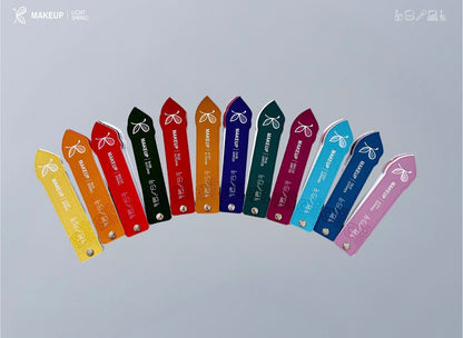 Professional 12-Season Makeup Colour Palette Fan Set: Personal Colour Analysis Tool