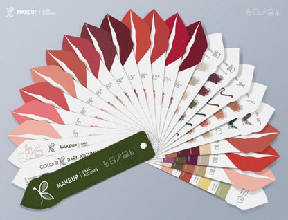 Professional 12-Season Makeup Colour Palette Fan Set: Personal Colour Analysis Tool