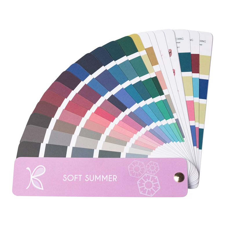 SOFT Summer Colour Palette Fan