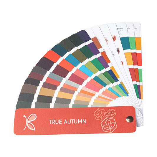 TRUE / WARM Autumn Colour Palette Fan