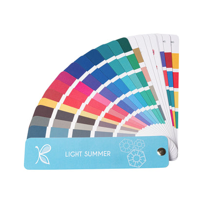 LIGHT Summer Colour Palette Fan