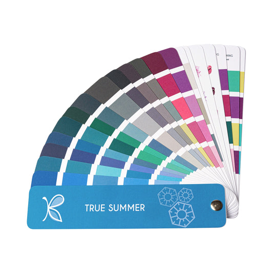 TRUE / COOL Summer Colour Palette Fan