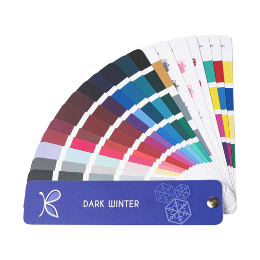 DARK / DEEP Winter Colour Palette Fan