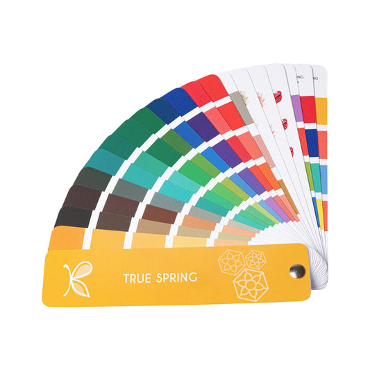 TRUE / WARM Spring Colour Palette Fan