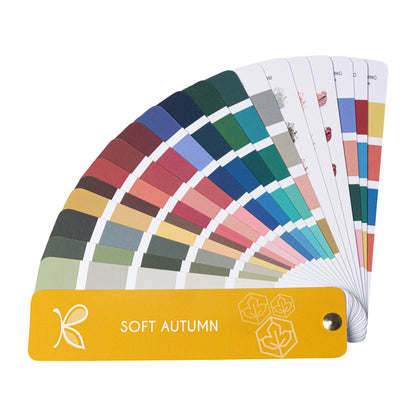 SOFT Autumn Colour Palette Fan