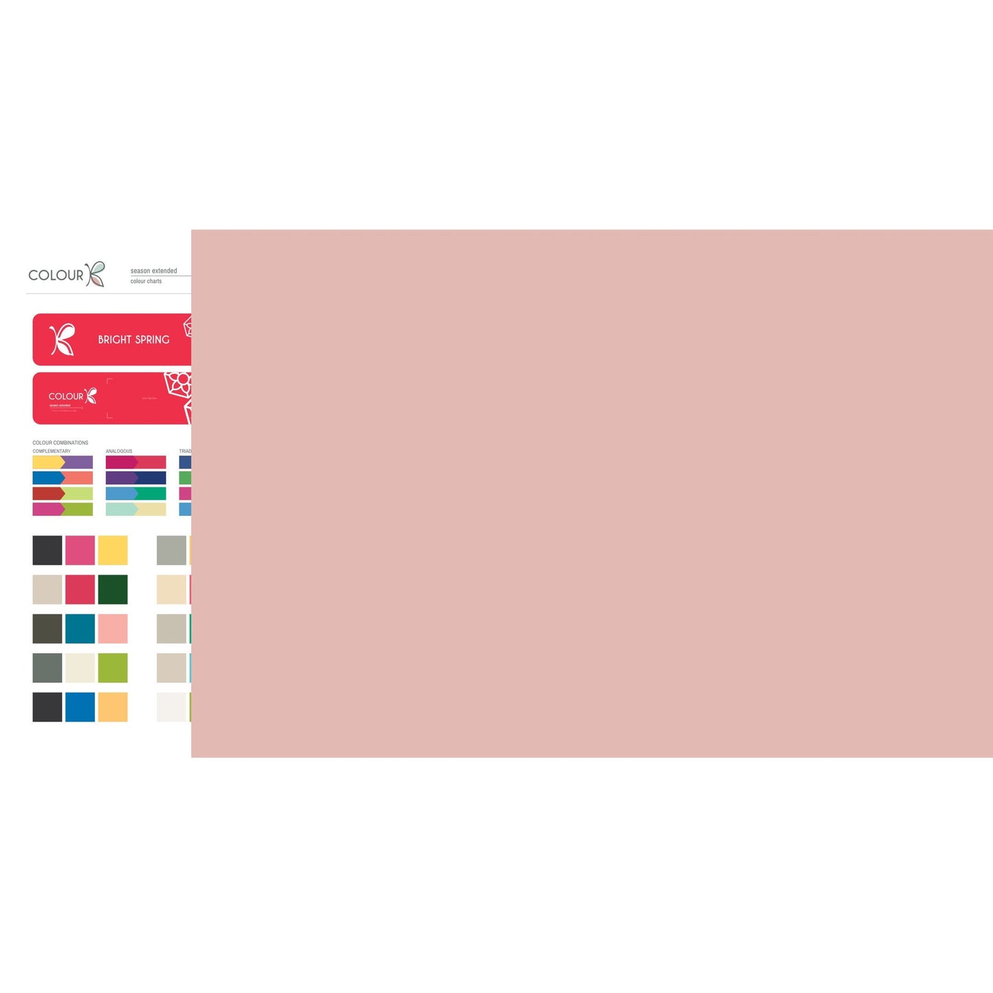 BRIGHT Spring DIGITAL colour palette